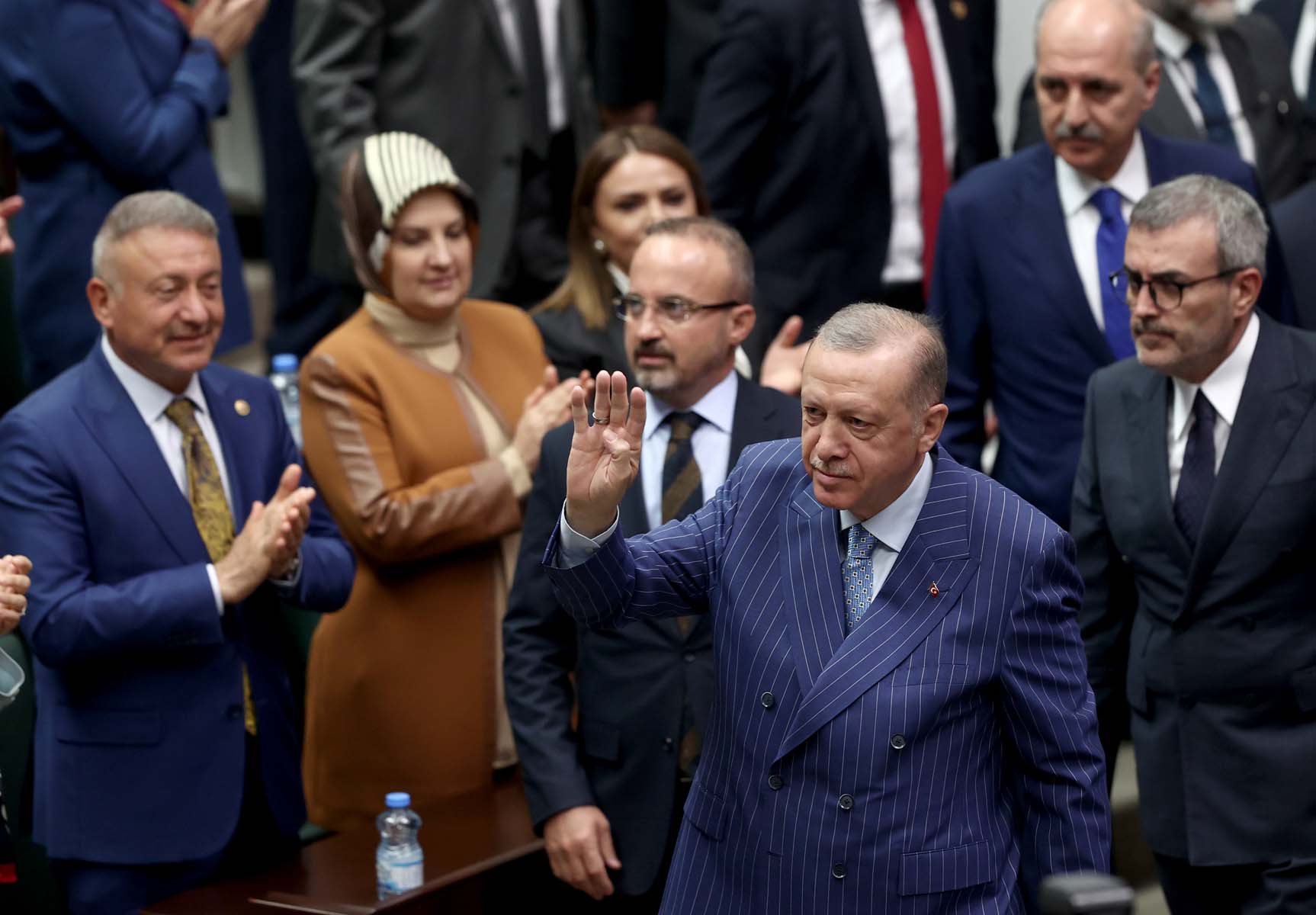 Cumhurbaşkanı Erdoğan AK Parti Grup toplantısında konuştu, Kılıçdaroğlu'na ses yükseltti: Çık ortaya mert ol, adaylığını veya adayını açıkla