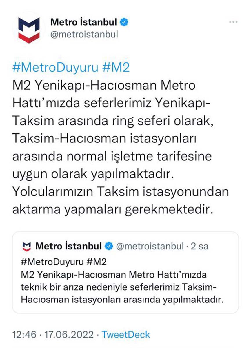  Yenikapı-Hacıosman metrosundaki teknik arıza isyan ettirdi! Vatandaşlar çileden çıktı 