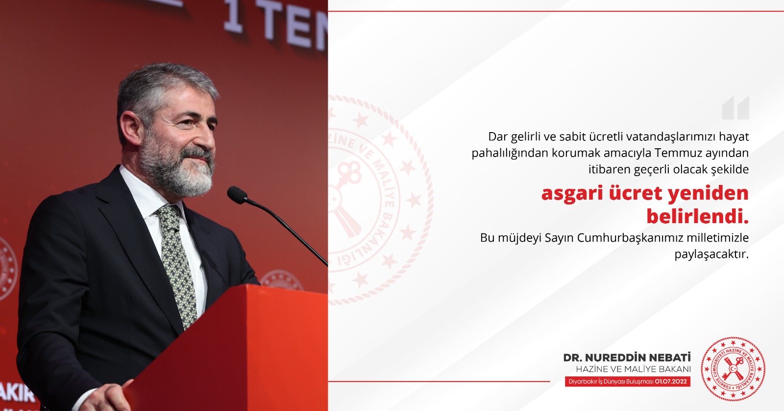 Son dakika | Bakan Nebati müjdeyi verdi: Asgari ücret yeniden belirlendi, Cumhurbaşkanı Erdoğan açıklayacak