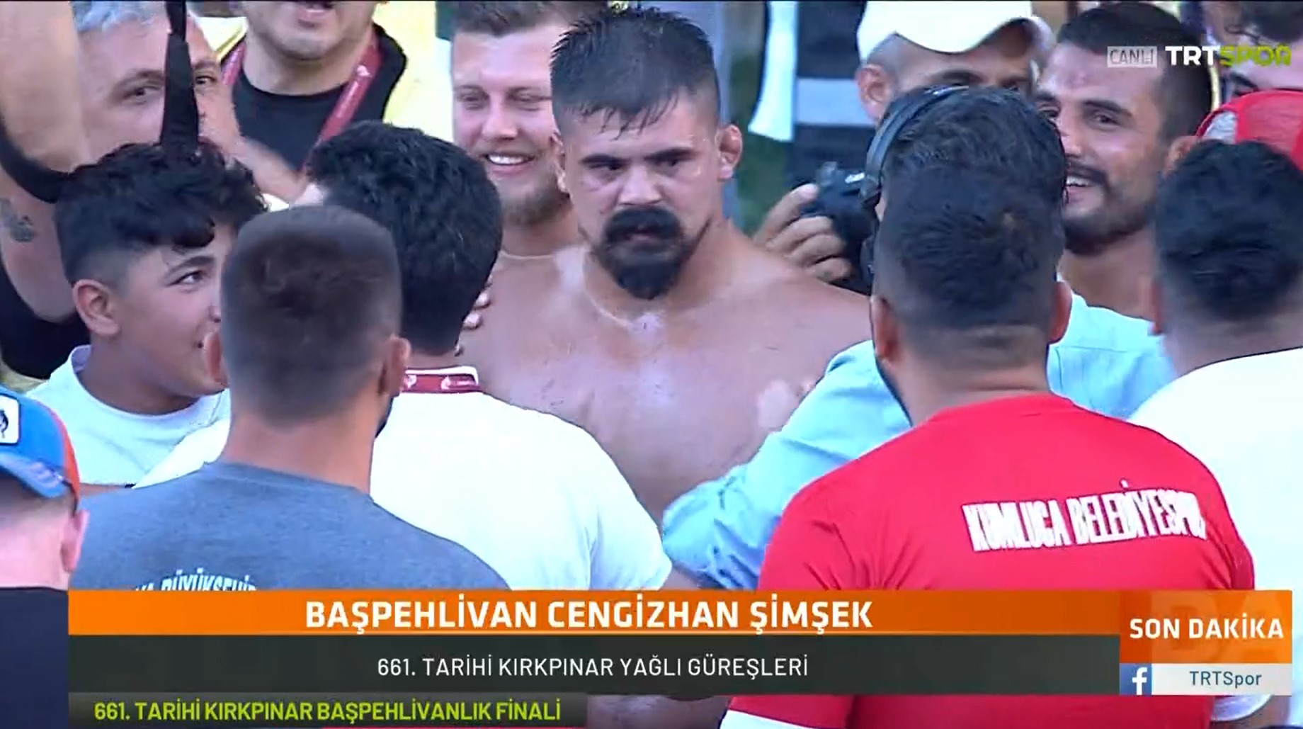 661. Kırkpınar Yağlı Güreşlerinde başpehlivan Cengizhan Şimşek oldu