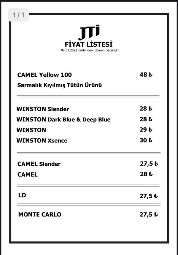 4 Temmuz sigara fiyatları | 2022 zamlı sigara fiyatları