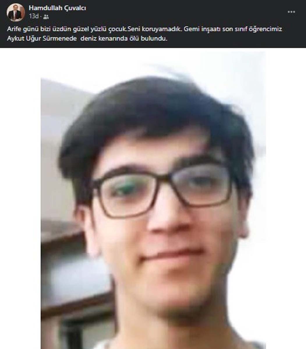 Yakınları haber alamıyordu! Kayıp üniversite öğrencisi Aykut Uğur'dan acı haber! 