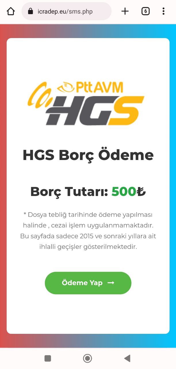 HGS dolandırıcıları iş başında! Sakın bu oltaya gelmeyin! Bilgileri girerseniz... 