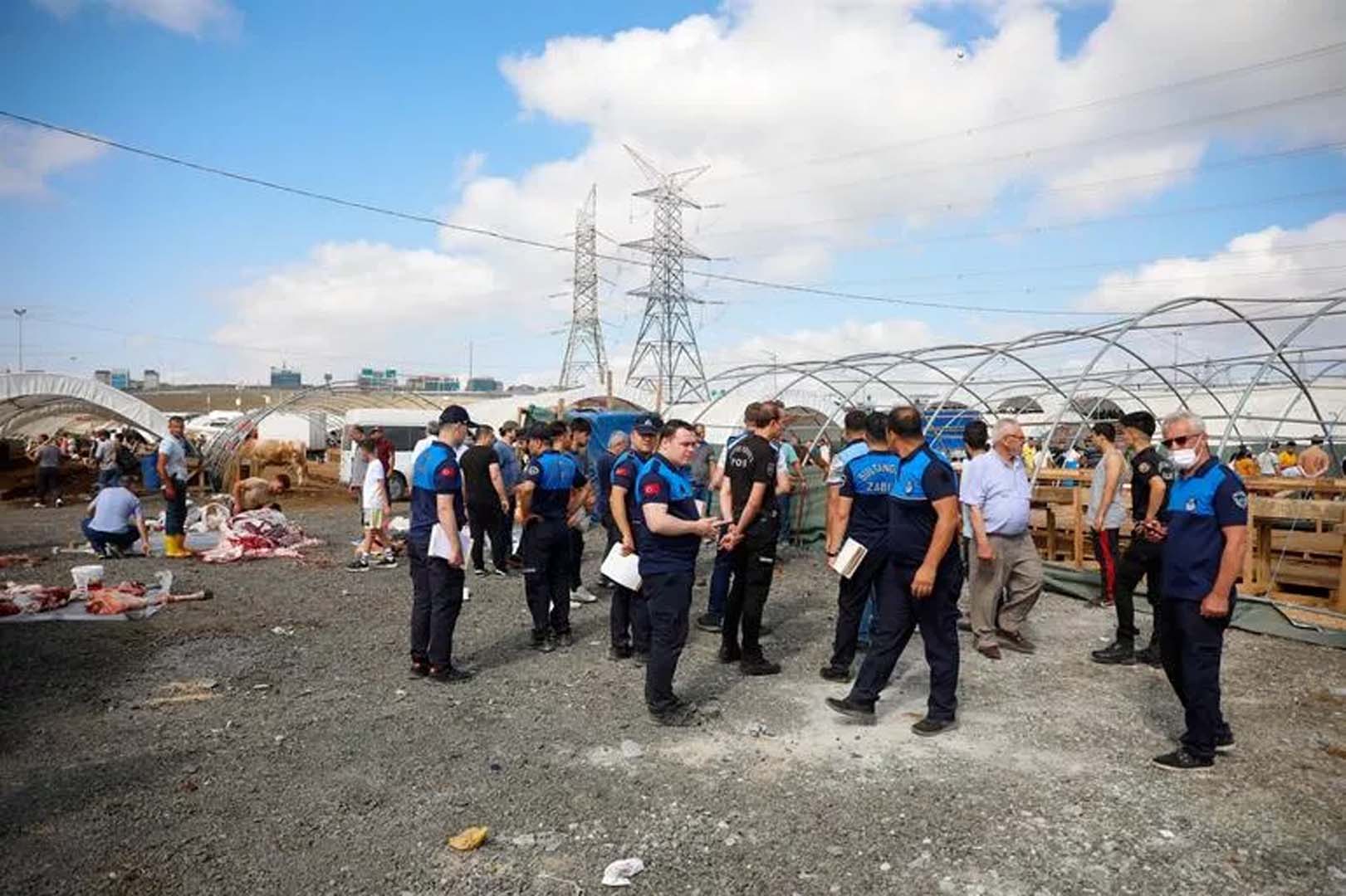 İstanbul Sultangazi'de kaçak kesim yapan vatandaşlara zabıta müdahalesi! Toplam 130 kişiye ceza kesildi!