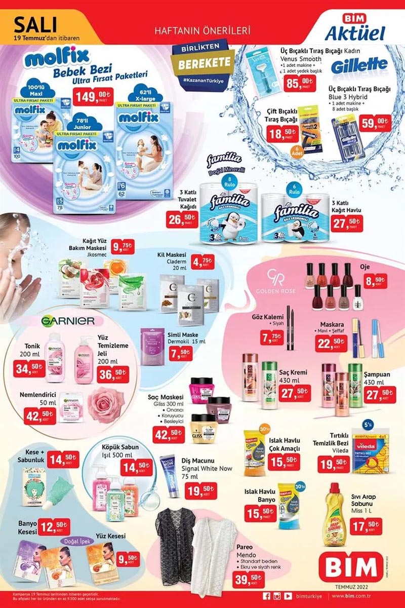 19 - 26 Temmuz 2022 BİM Aktüel ürünler kataloğu! Bu hafta BİM'de neler var? Katalogda hangi ürünler yer alıyor?