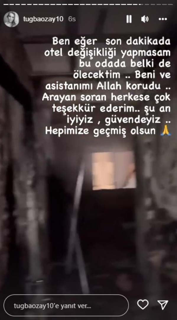 Tuğba Özay'ın korku dolu gecesi! Ölümden döndüğü anları anlattı! İnanılır gibi değil