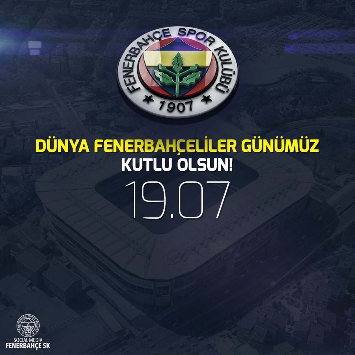 Dünya Fenerbahçeliler günü mesajları 2022 | 1907 Dünya Fenerbahçeliler günü kutlu olsun sözleri, resimli mesajları