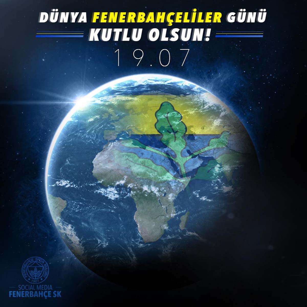 Dünya Fenerbahçeliler günü mesajları 2022 | 1907 Dünya Fenerbahçeliler günü kutlu olsun sözleri, resimli mesajları