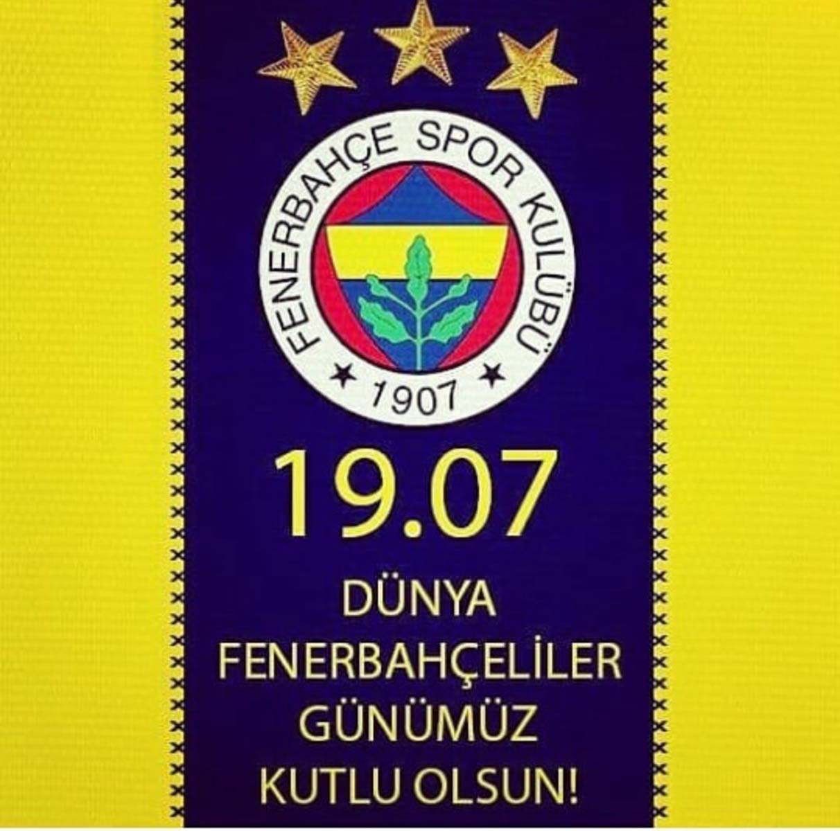Dünya Fenerbahçeliler günü mesajları 2022 | 1907 Dünya Fenerbahçeliler günü kutlu olsun sözleri, resimli mesajları