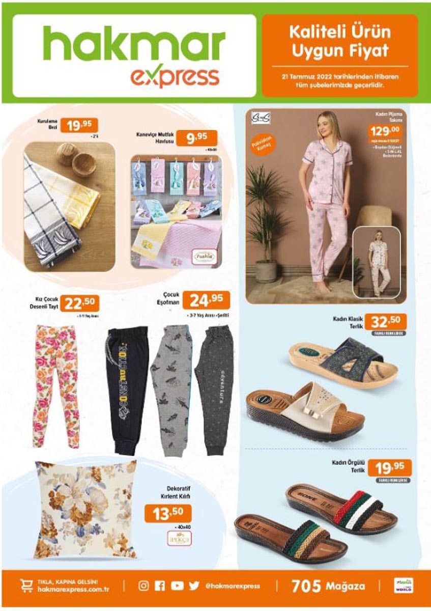 21 Temmuz 2022 Hakmar Aktüel ürünler kataloğu! Bu hafta Hakmar'da neler var? Katalogda hangi ürünler yer alıyor?