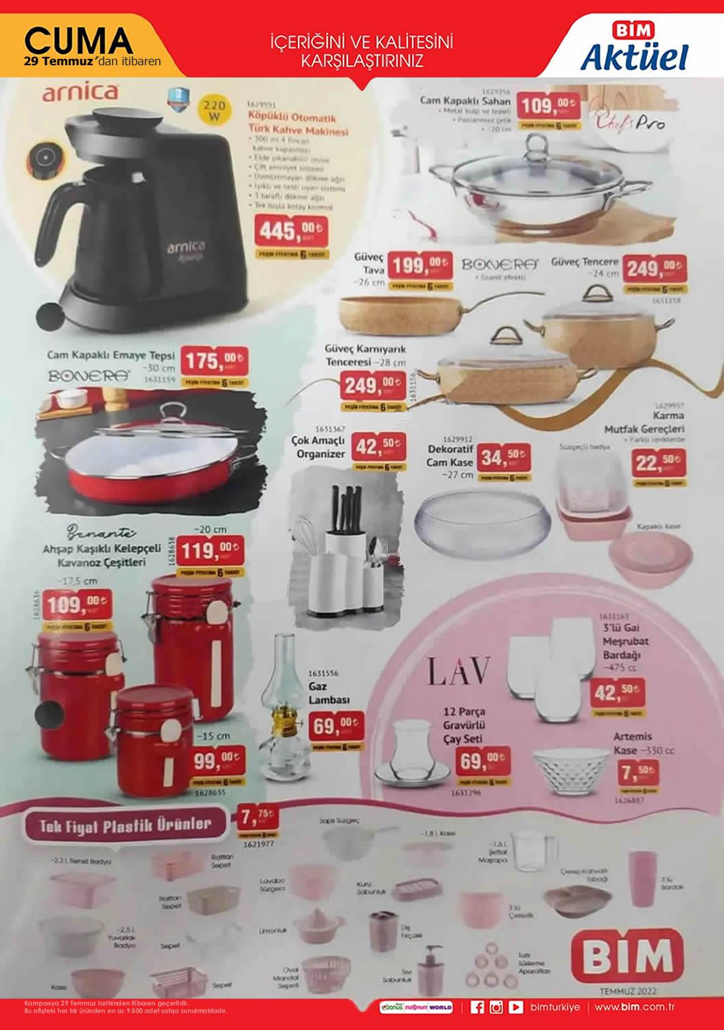 29 Temmuz 2022 BİM Aktüel ürünler kataloğu! Bu hafta BİM'de neler var? Katalogda hangi ürünler yer alıyor?
