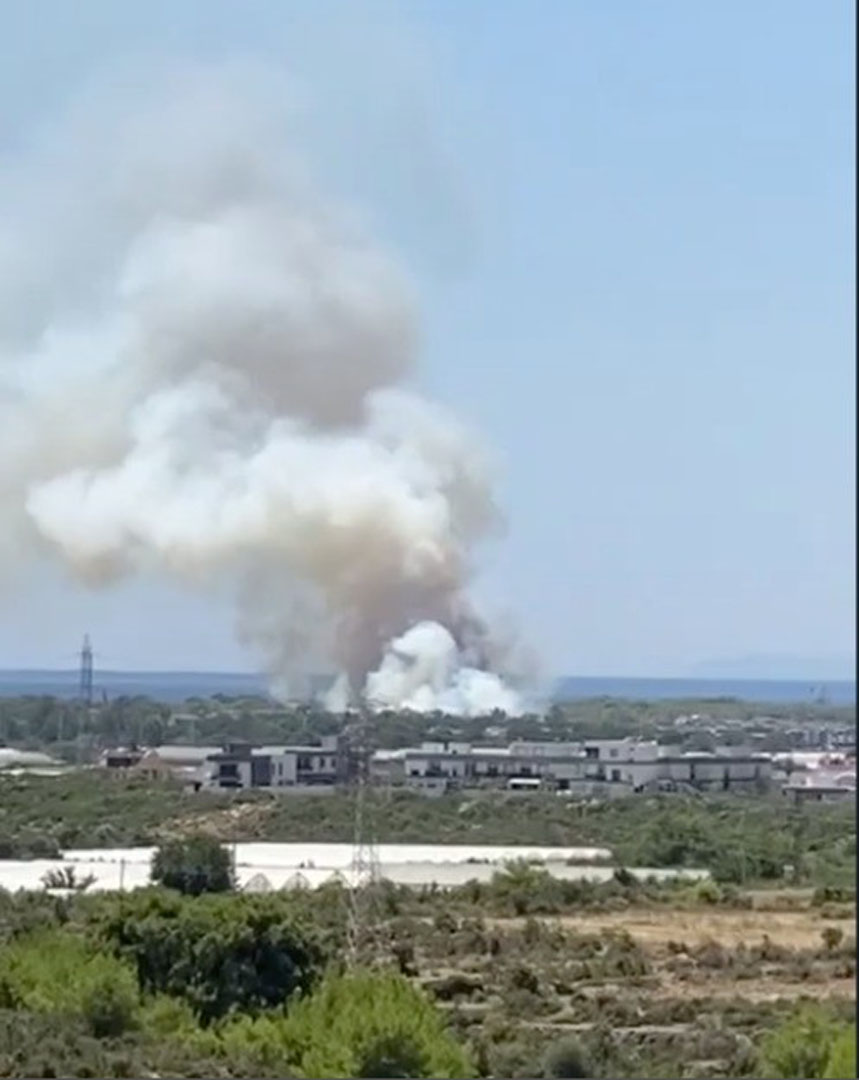 Antalya'da korkutan yangın! Orman cayır cayır yanıyor!