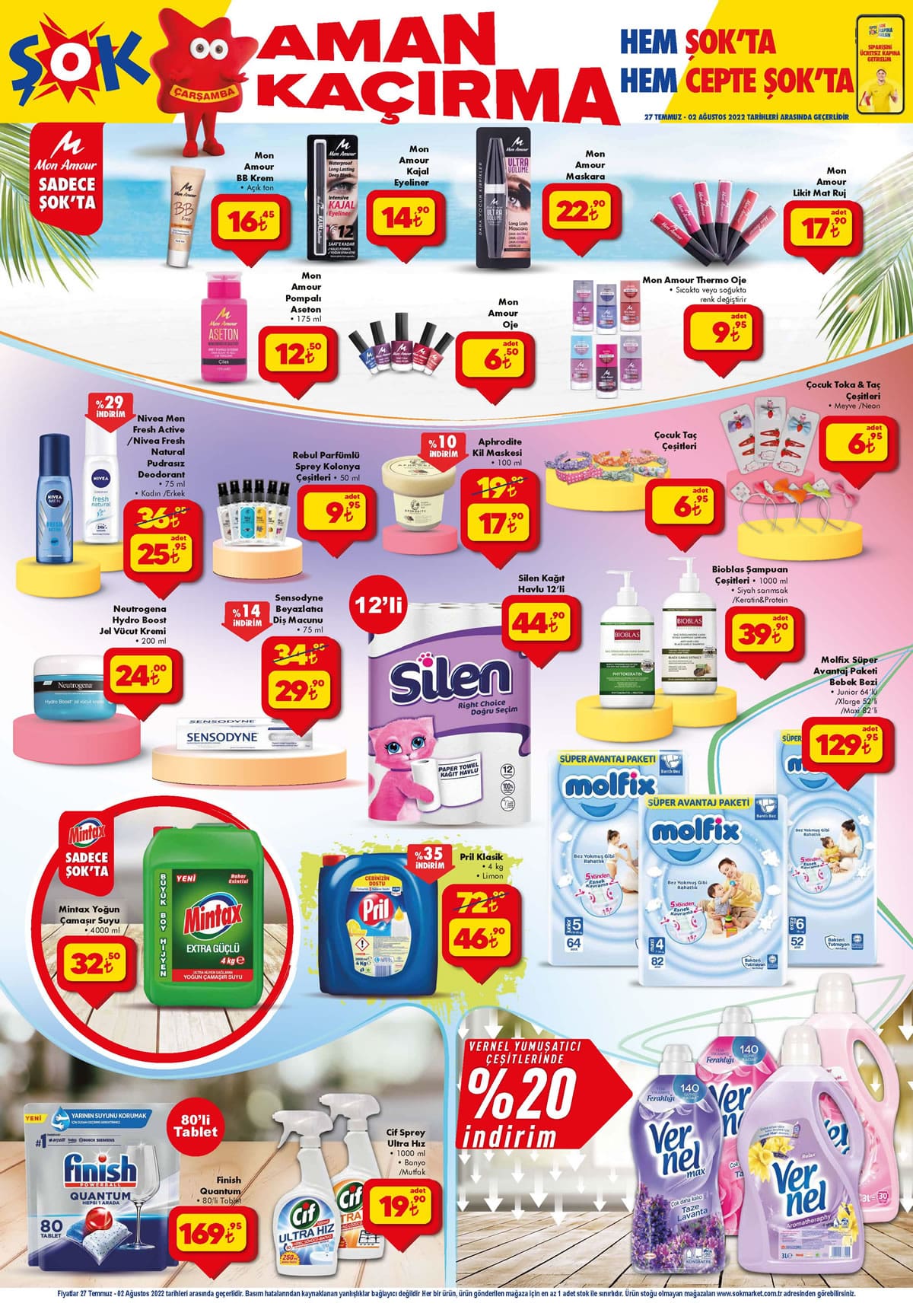 27 Temmuz - 3 Ağustos 2022 ŞOK Aktüel ürünler kataloğu! Bu hafta ŞOK'ta neler var? Katalogda hangi ürünler yer alıyor?