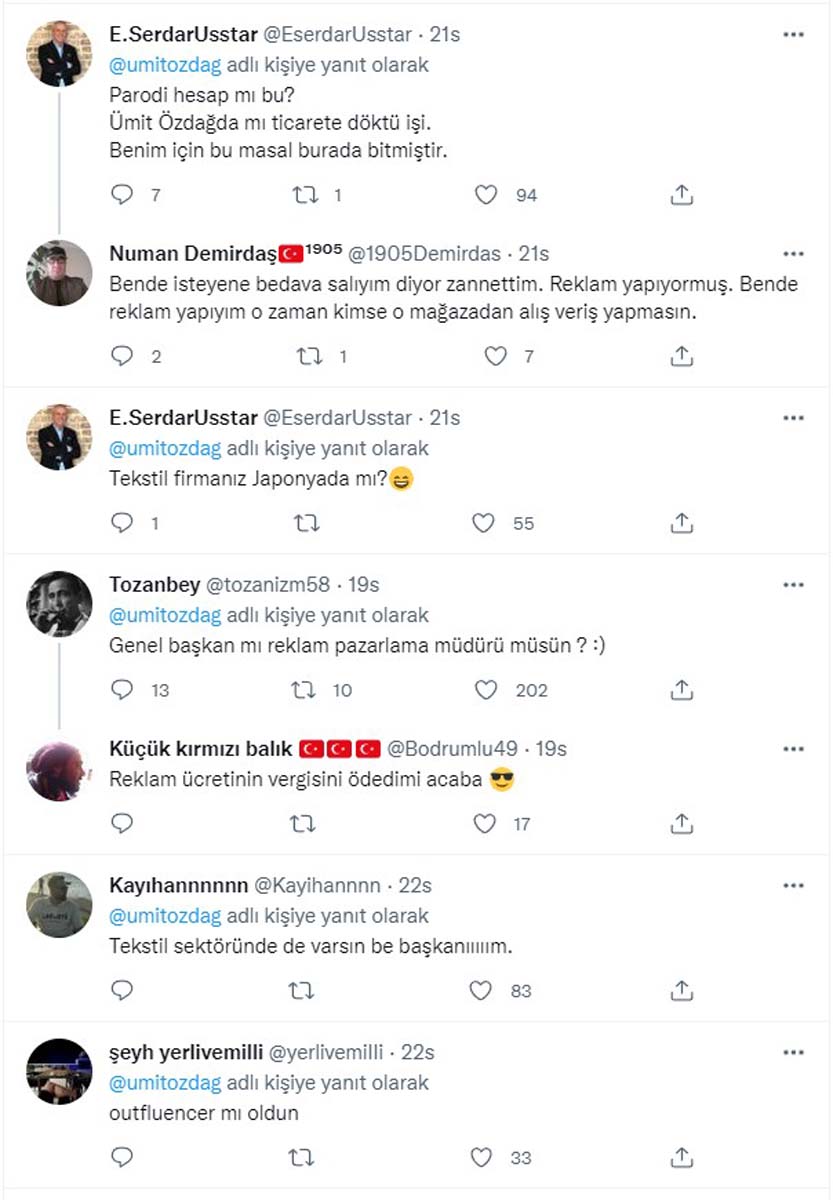 Ümit Özdağ giydiği tişörtlerin reklamını yaptı, takipçilerinin hışmına uğradı! 