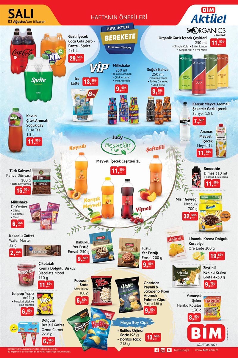 2 Ağustos 2022 BİM Aktüel ürünler kataloğu! Bu hafta BİM'de neler var? Katalogda hangi ürünler yer alıyor?