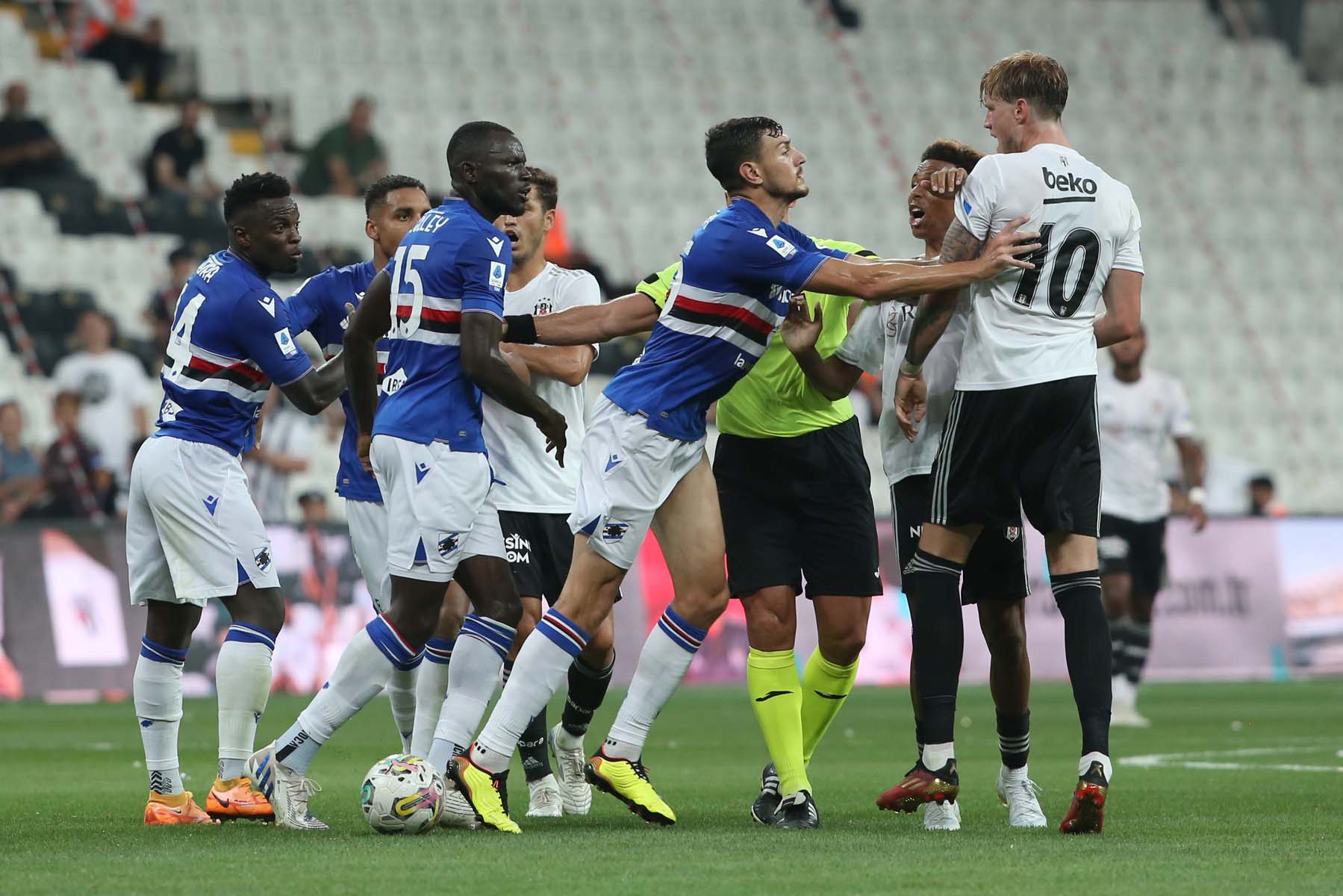 Hazırlık maçı: Beşiktaş 1 -1 Sampdoria | Maç sonucu, özeti