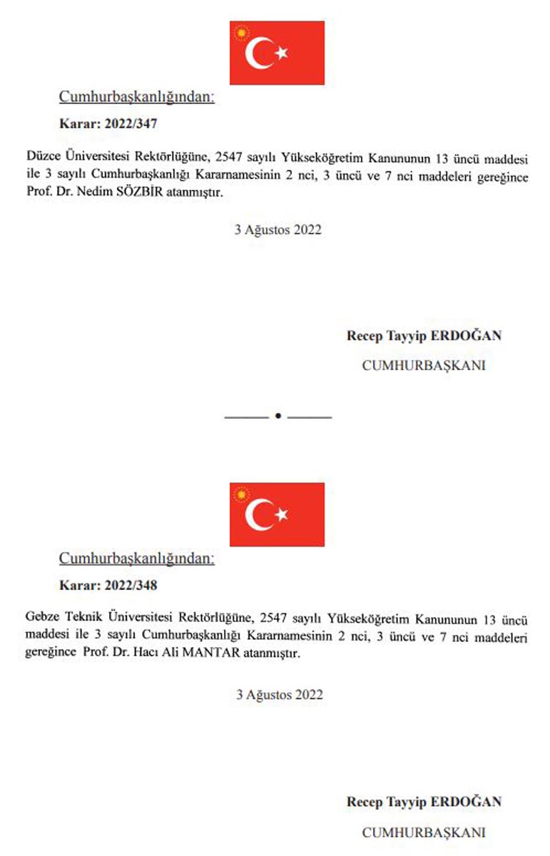 Karar Resmi Gazete'de yayımlandı! Yeni ÖSYM Başkanı Prof. Dr. Bayram Ali Ersoy oldu!