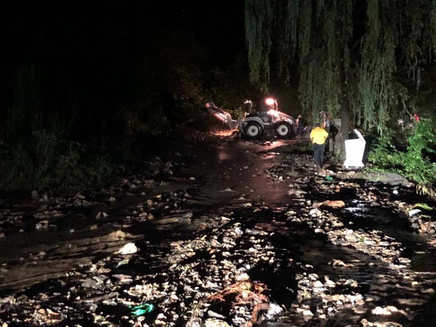 Giresun'da yaşanan şiddetli yağışlar sel ve heyelana neden oldu!