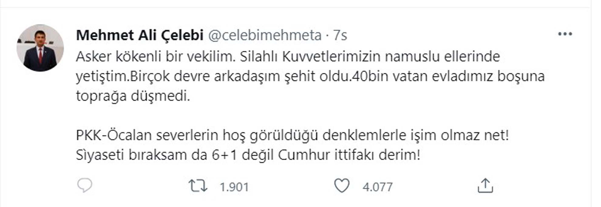CHP ve MP'den istifa etmişti! Mehmet Ali Çelebi AK Parti'ye mi geçecek? Sosyal medya hesabından duyurdu!