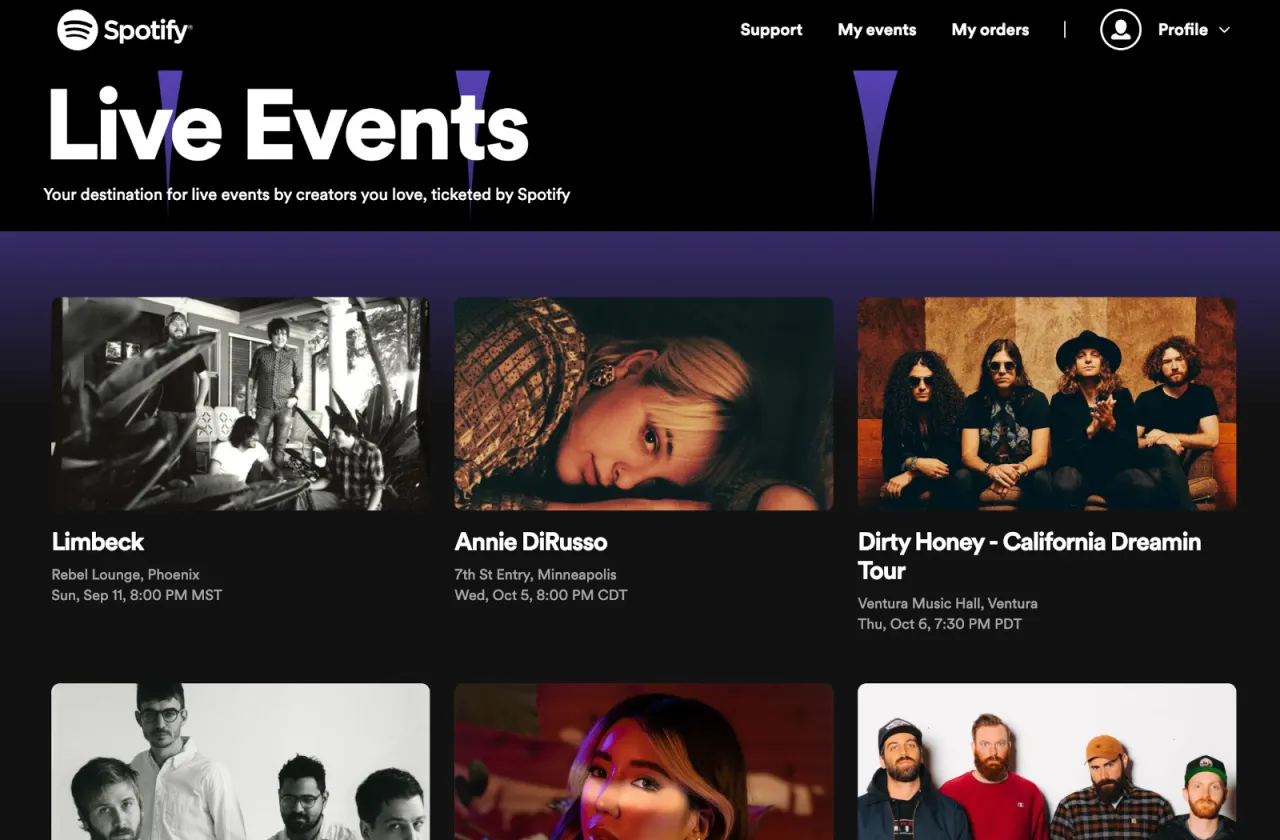 Konser biletiniz Spotify’dan! Getirilen yeni özellik gündemi sarsacak!