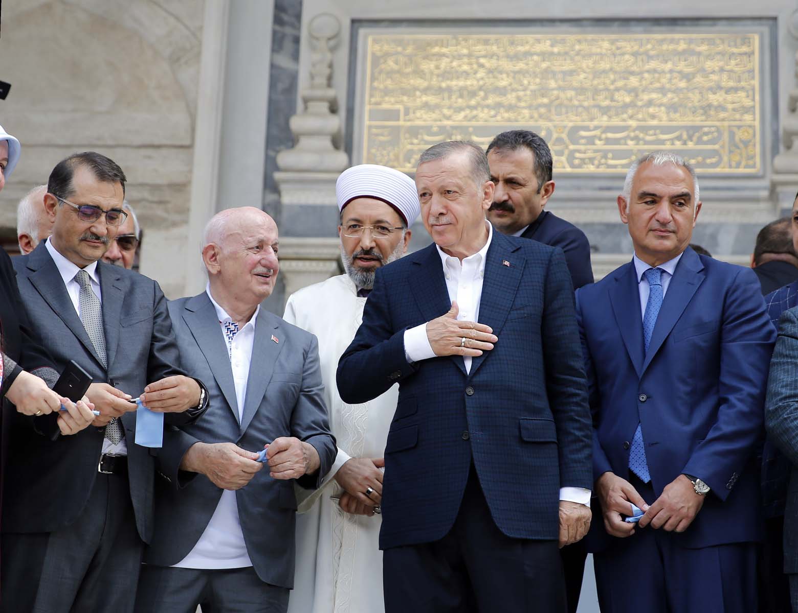 Cumhurbaşkanı Erdoğan, Üsküdar'da Ayazma Camii'nin ibadete açılış töreninde konuştu