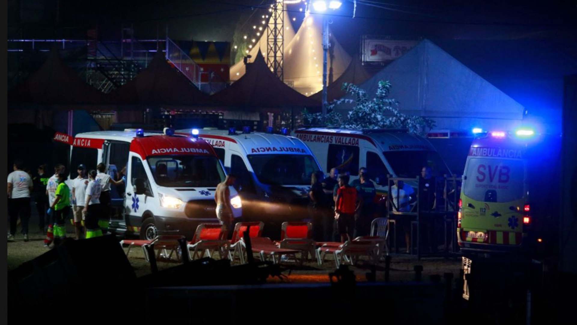 İspanya'da müzik festivali kana bulandı! Şiddetli rüzgar sahneyi çökertti: Ölü ve yaralılar var