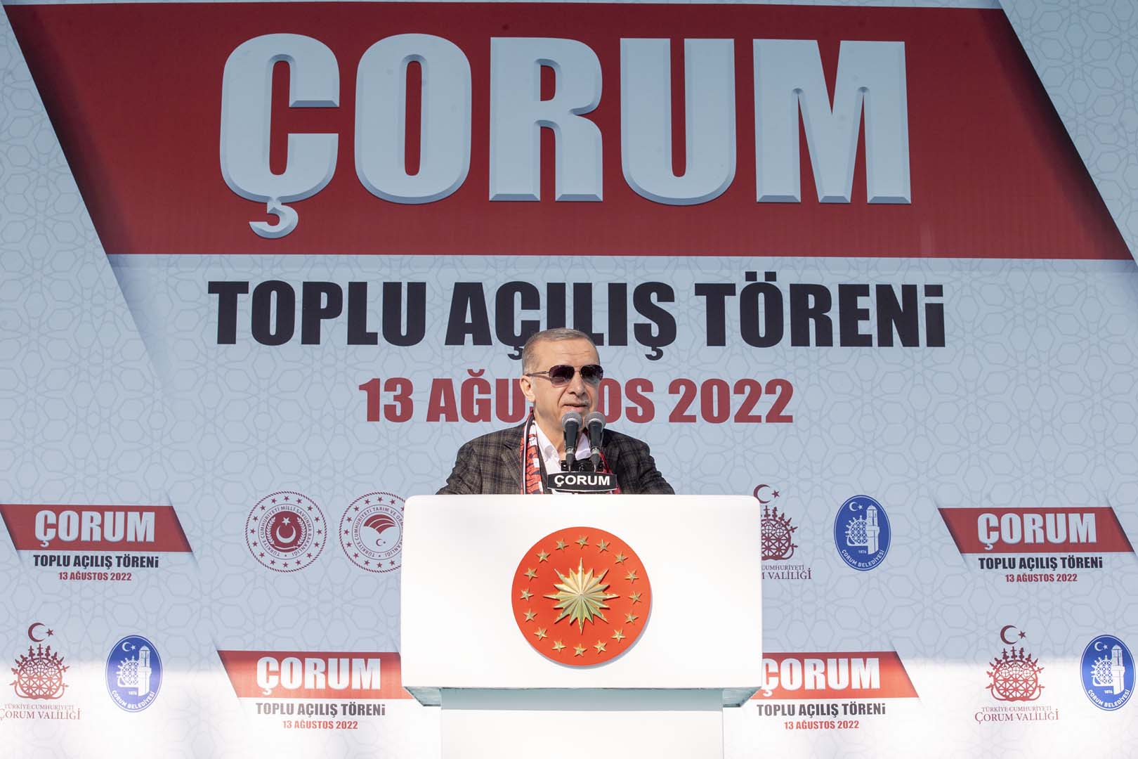 Cumhurbaşkanı Recep Tayyip Erdoğan Çorum'da toplu açılış töreninde!