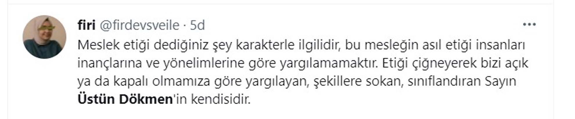 Prof. Dr. Üstün Dökmen, Başörtülü psikolog, psikiyatrist, PDR uzmanı meslek etiğine aykırıdır dedi, ortalık karıştı! Tepkiler çığ gibi büyüdü