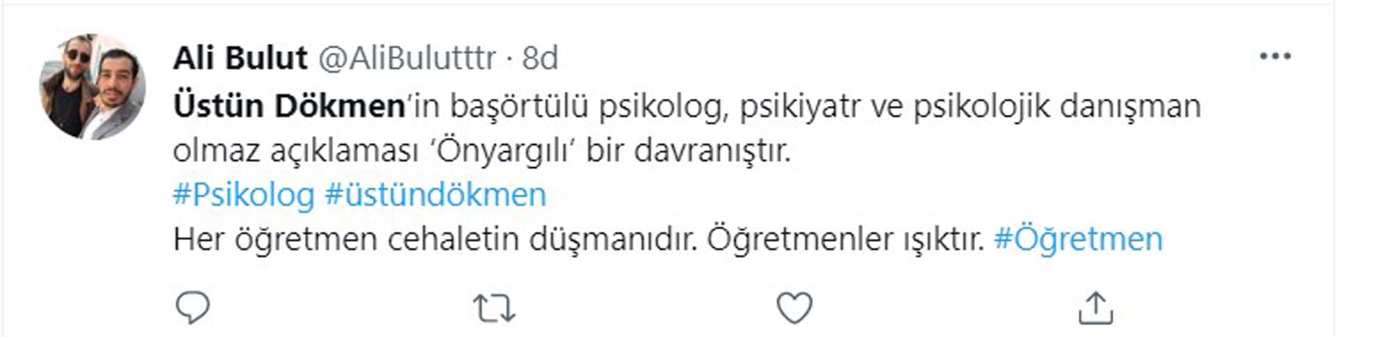 Prof. Dr. Üstün Dökmen, Başörtülü psikolog, psikiyatrist, PDR uzmanı meslek etiğine aykırıdır dedi, ortalık karıştı! Tepkiler çığ gibi büyüdü
