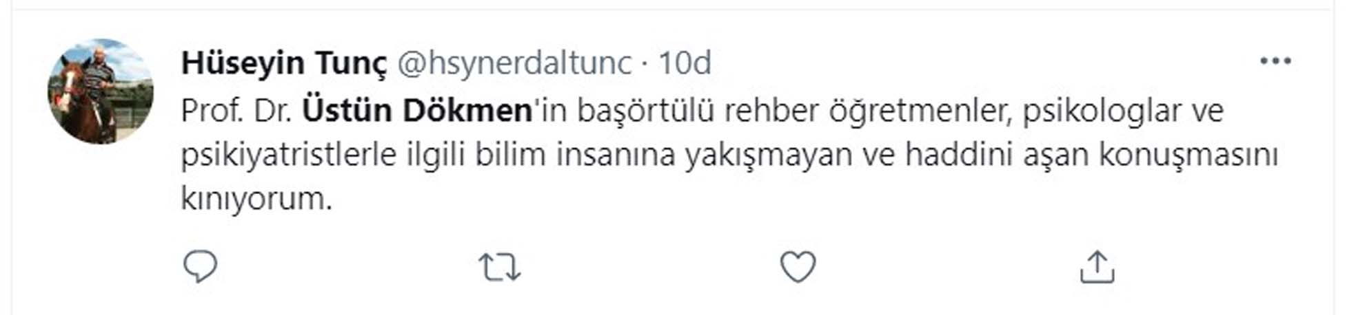 Prof. Dr. Üstün Dökmen, Başörtülü psikolog, psikiyatrist, PDR uzmanı meslek etiğine aykırıdır dedi, ortalık karıştı! Tepkiler çığ gibi büyüdü