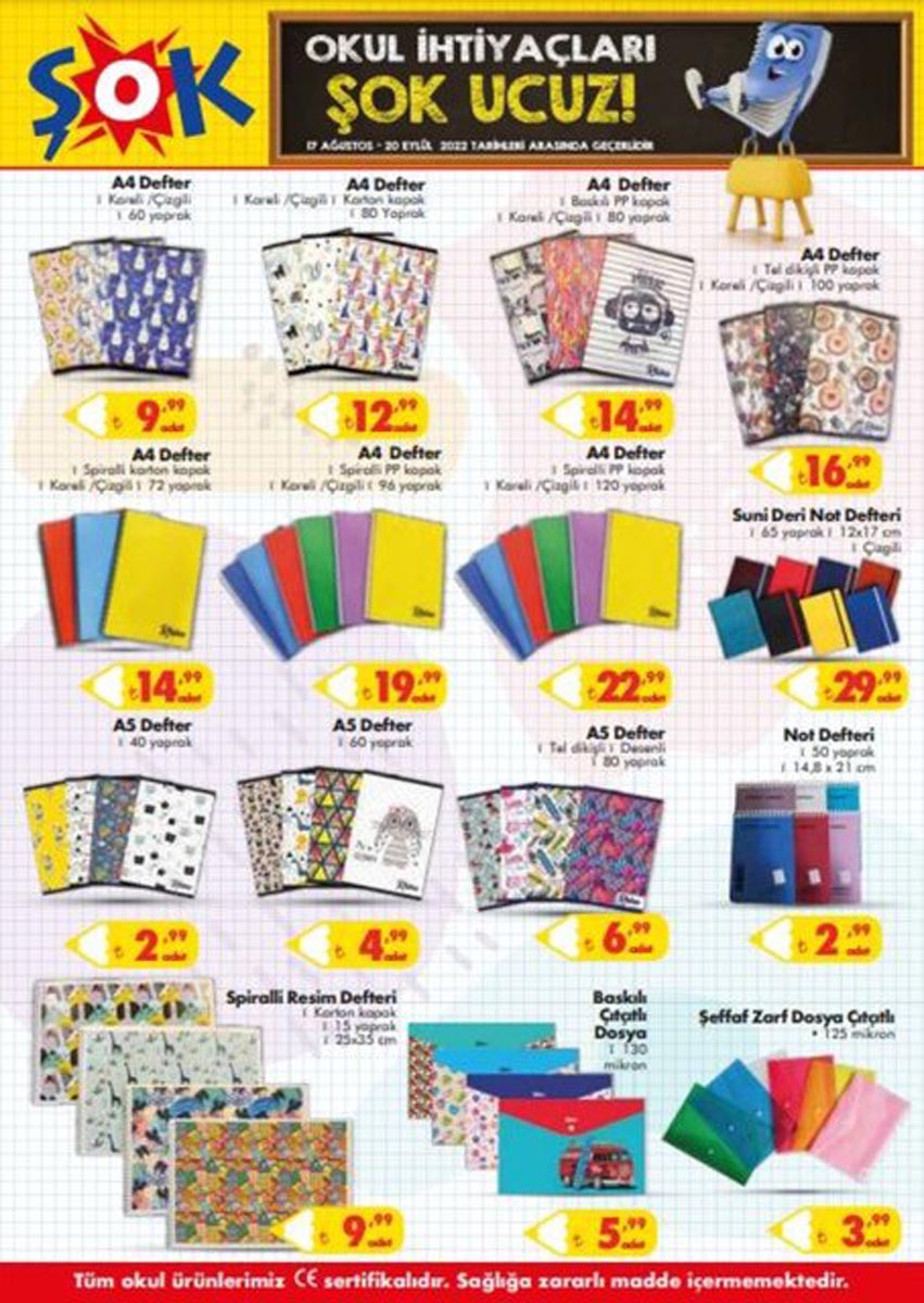 17 Ağustos 2022 ŞOK Aktüel ürünler kataloğu! Bu hafta ŞOK'ta neler var? Katalogda hangi ürünler yer alıyor?
