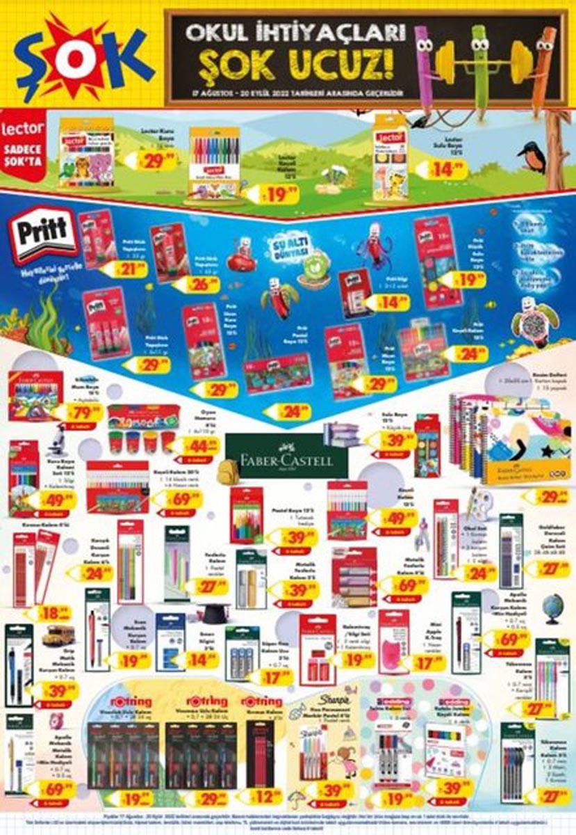 17 Ağustos 2022 ŞOK Aktüel ürünler kataloğu! Bu hafta ŞOK'ta neler var? Katalogda hangi ürünler yer alıyor?