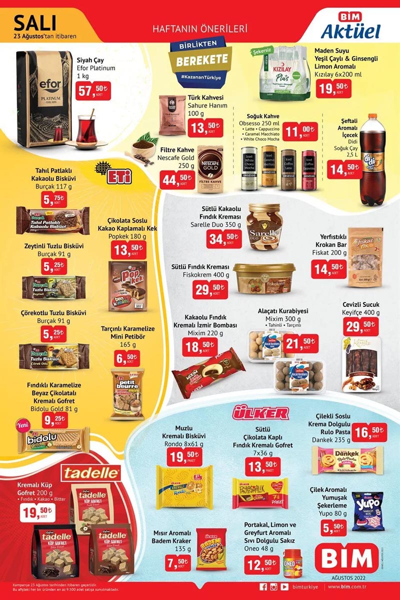 23 Ağustos 2022 BİM Aktüel ürünler kataloğu! Bu hafta BİM'de neler var? Katalogda hangi ürünler yer alıyor?