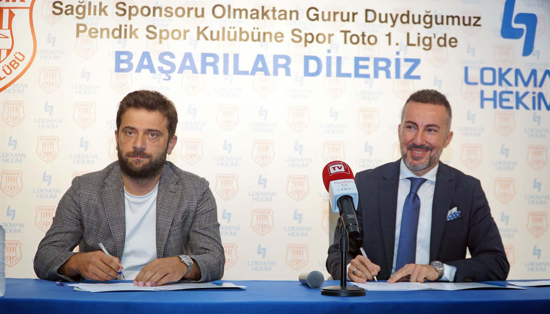 Protokol imzalandı! Pendikspor'un sağlık sponsoru Lokman Hekim Sağlık Grubu oldu