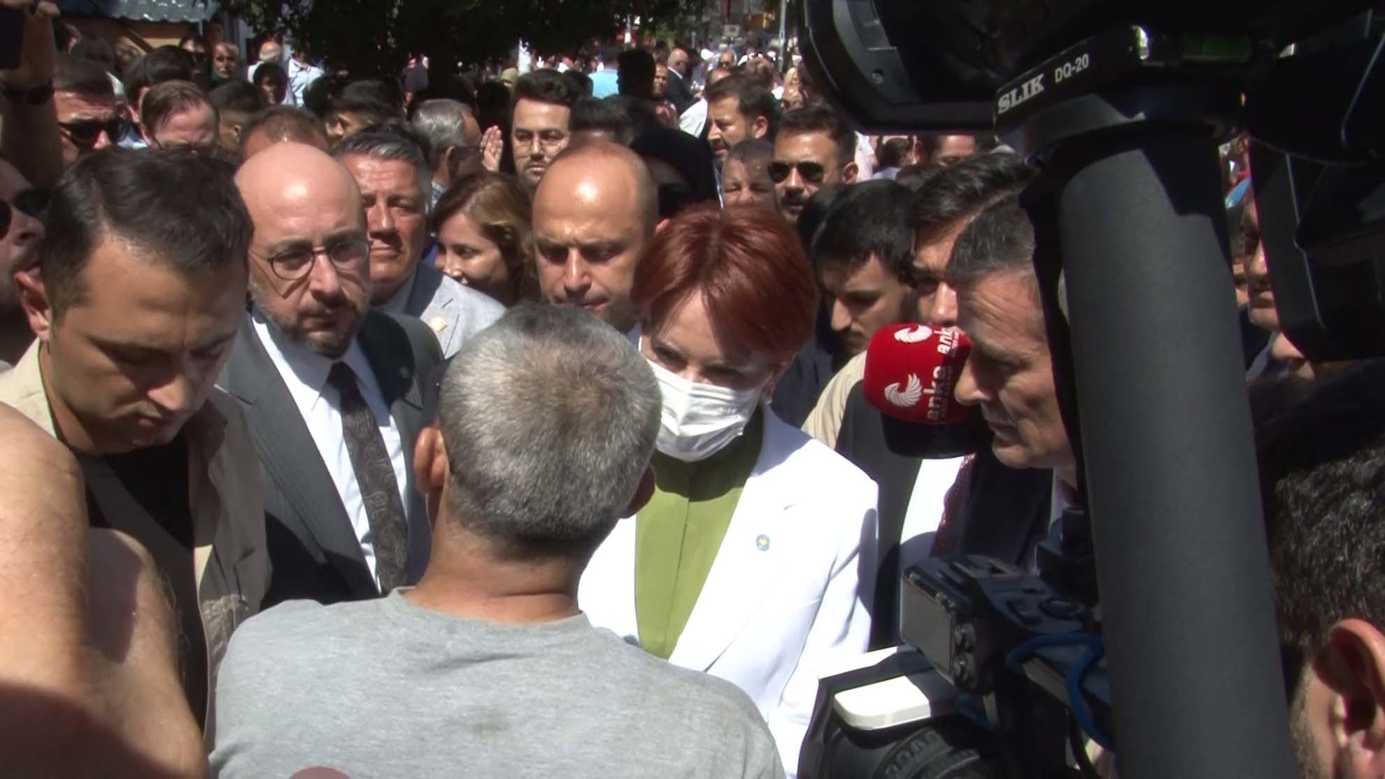 Meral Akşener çileden çıktı, parmak sallayarak vatandaşa bağırdı! Katiyen demedim yalan konuşuyorsun, yalancı