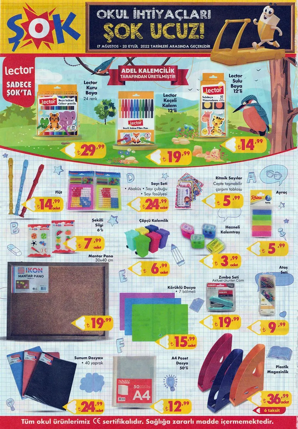 20 Ağustos 2022 ŞOK Aktüel ürünler kataloğu! Bu hafta ŞOK'da neler var? Katalogda hangi ürünler yer alıyor?