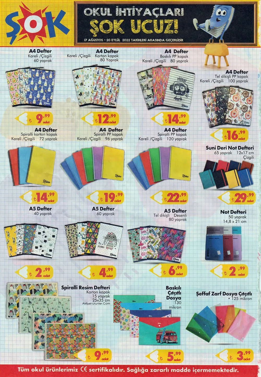 20 Ağustos 2022 ŞOK Aktüel ürünler kataloğu! Bu hafta ŞOK'da neler var? Katalogda hangi ürünler yer alıyor?