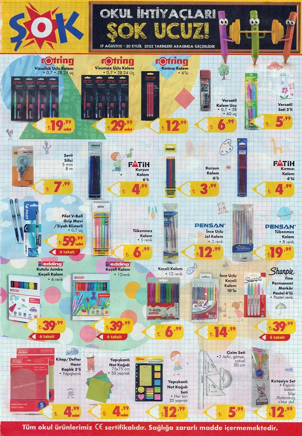 20 Ağustos 2022 ŞOK Aktüel ürünler kataloğu! Bu hafta ŞOK'da neler var? Katalogda hangi ürünler yer alıyor?
