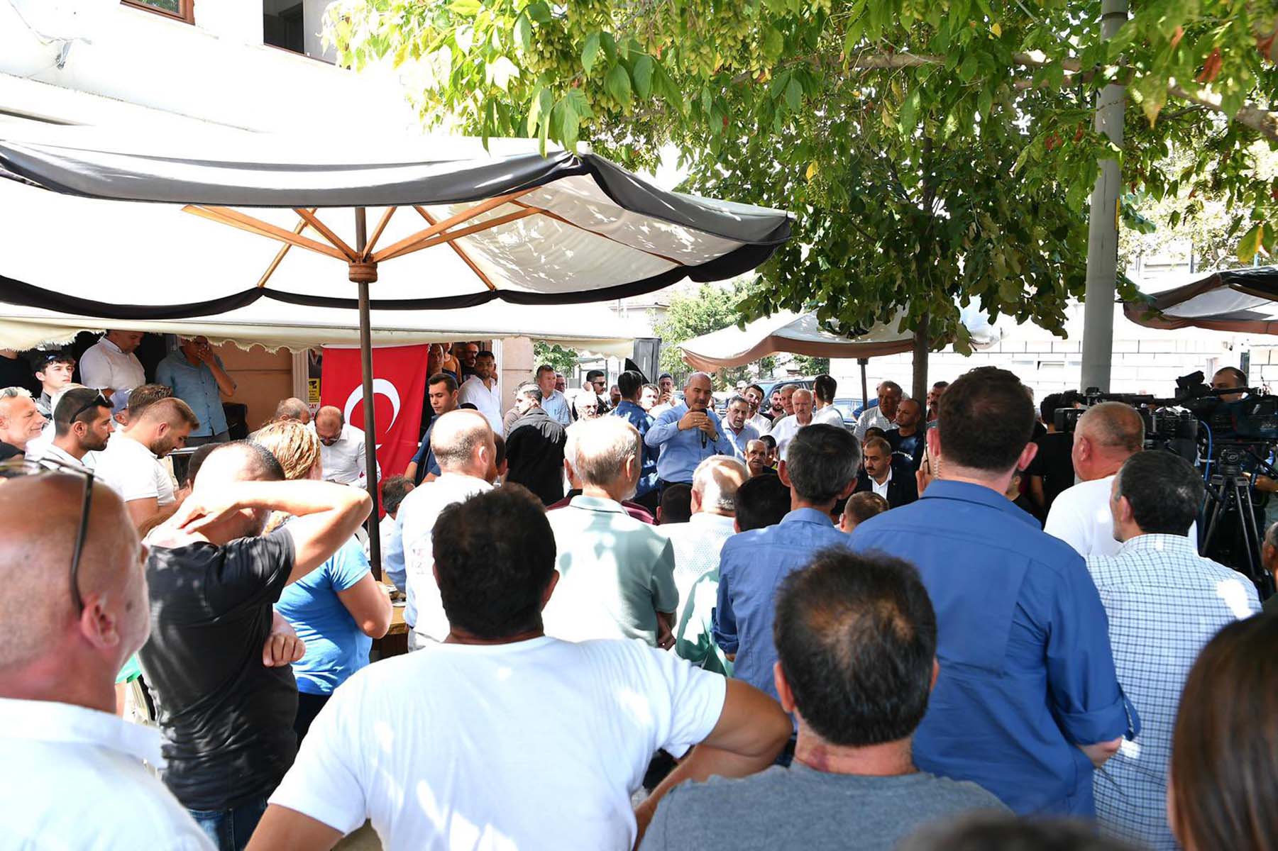 Bakan Soylu, Silivri'de konuştu! Bahçeli öyle bir irade ortaya koyuyor ki çakallar meydanlardan kaçıyor, Cumhurbaşkanımıza yol arkadaşlığı yapıyor