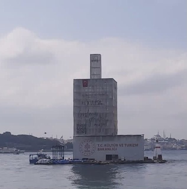 Sosyal medya 'Kız Kulesi yıkıldı' iddiasıyla çalkalandı! Kültür Varlıkları ve Müzeler Genel Müdürlüğünden merakla beklenen açıklama geldi!