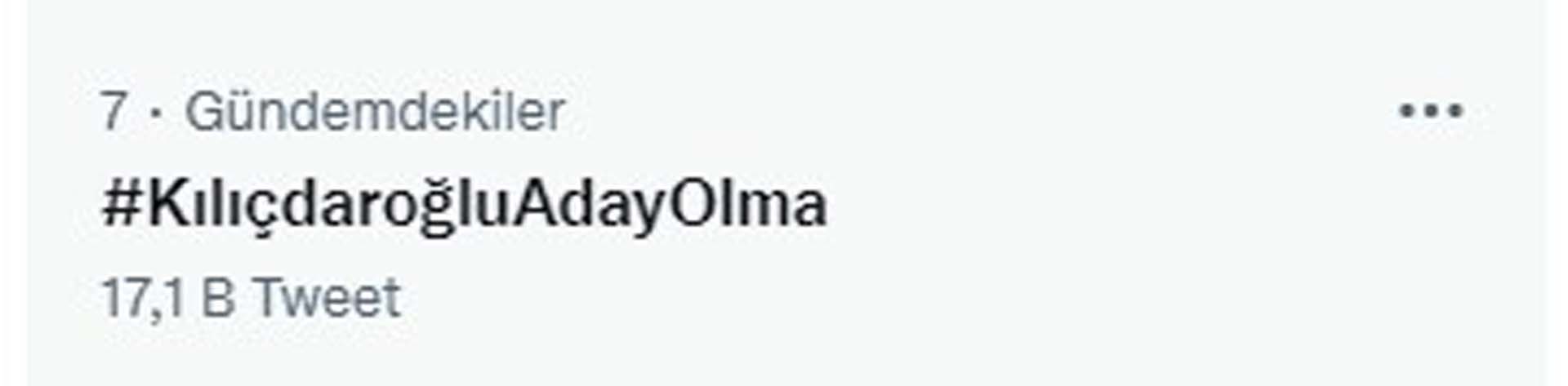 Altılı masa ismim üzerinde uzlaşırsa hazırım demişti! Kılıçardaroğlu'na sosyal medya şoku: Aday olma 