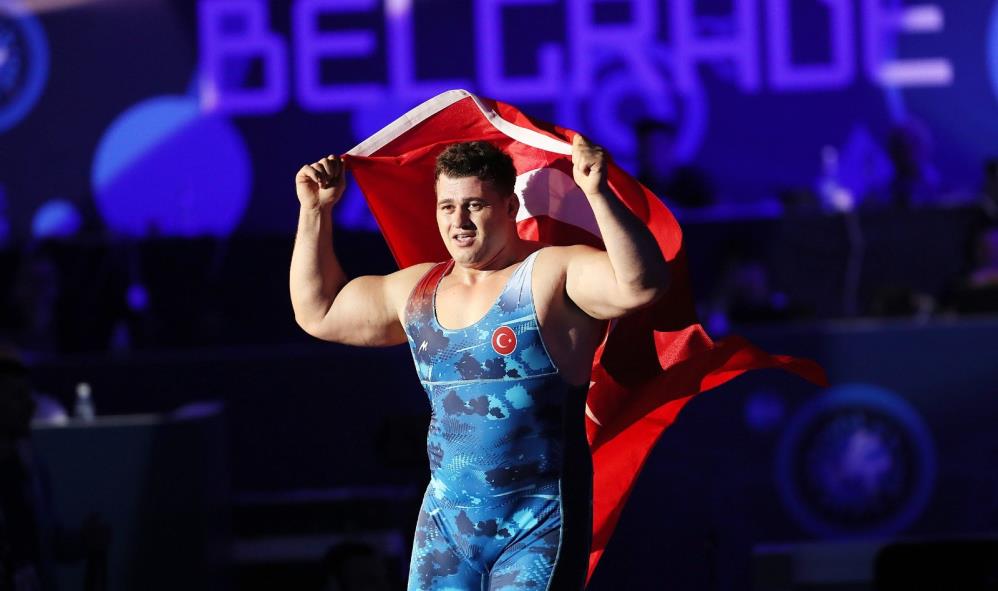 Son dakika | Dünya Güreş Şampiyonası'nda milli güreşçi Rıza Kayaalp, 5 kez şampiyon oldu!