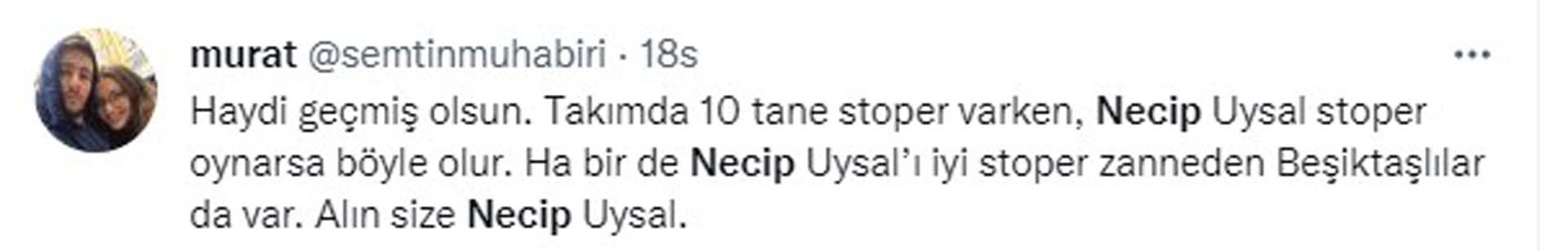 Beşiktaş, Başakşehir'e kaybedince olanlar oldu! Taraftar sinirini Necip Uysal'dan çıkardı! "Necip’i ıslıklamayan Beşiktaş’lı değildir"