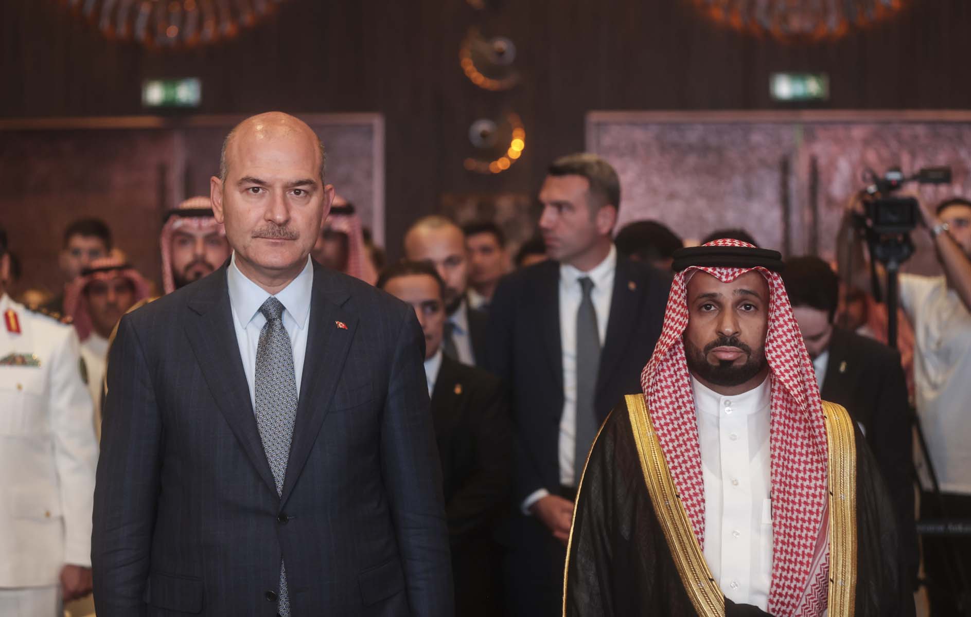 Suudi Arabistan Resepsiyonu'nda konuşan Bakan Soylu: İnanıyoruz ki 21. asırda bu ilişkinin güçlülüğü dünyadaki birtakım haksızlıklara dur diyebilecektir