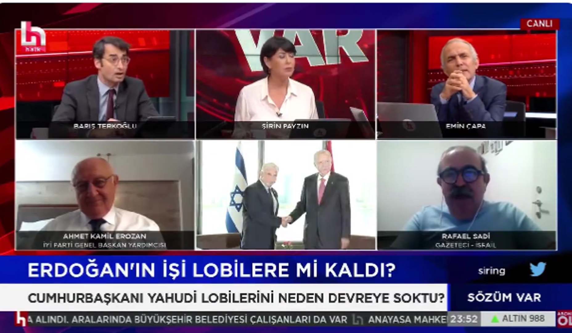 Rafael Sadi'nin "Erdoğan" sözleri deprem etkisi yarattı! Stüdyo buz kesti, Şirin Payzın'ın dili düğümlendi!