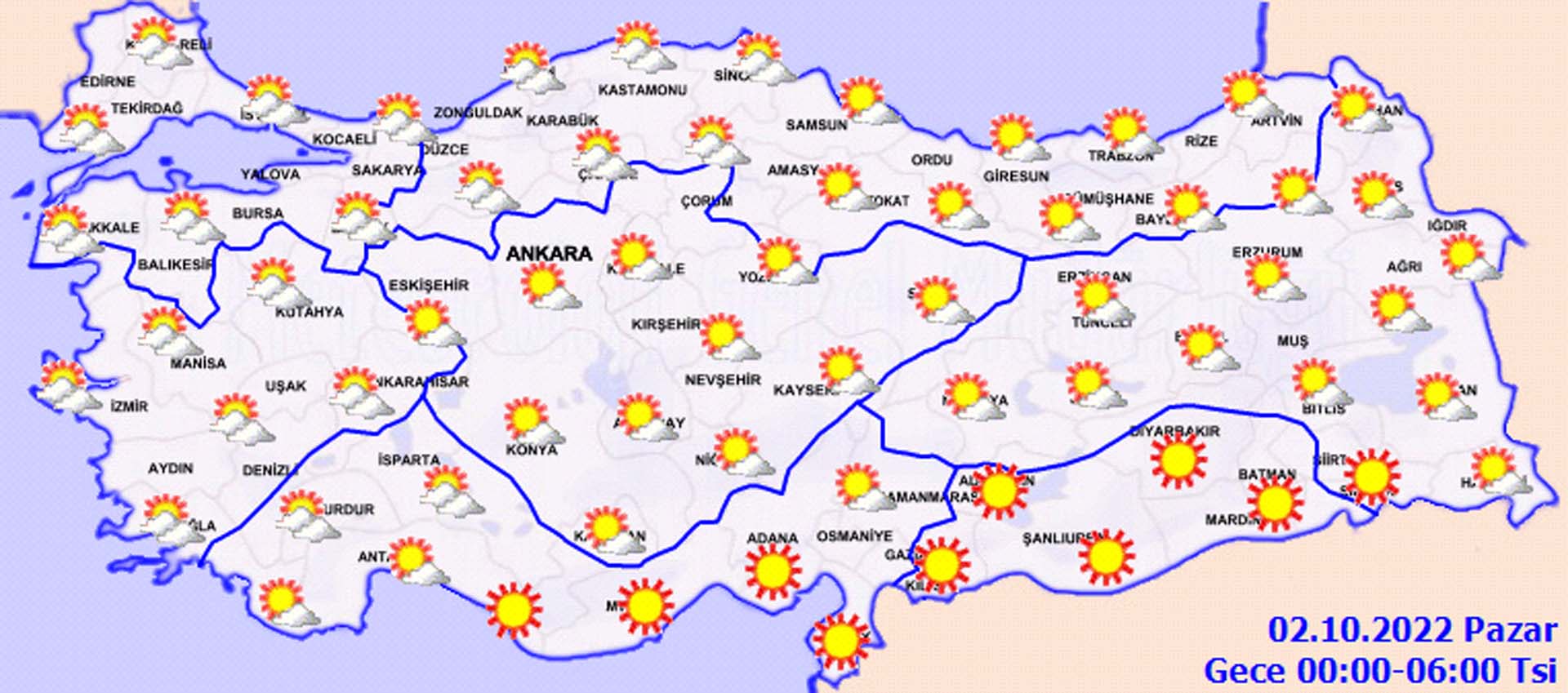 Meteoroloji güzel haberi verdi! Açık ve güneşi havanın tadını çıkarın! İşte il il hava durumu... 