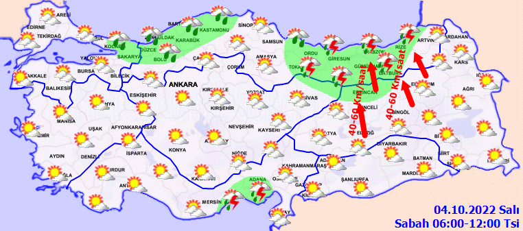 4 Ekim 2022 Salı günü hava durumu nasıl olacak? Kışlıklarınızı çıkartın, hava sıcaklıkları düşüyor! İşte il il hava durumu...