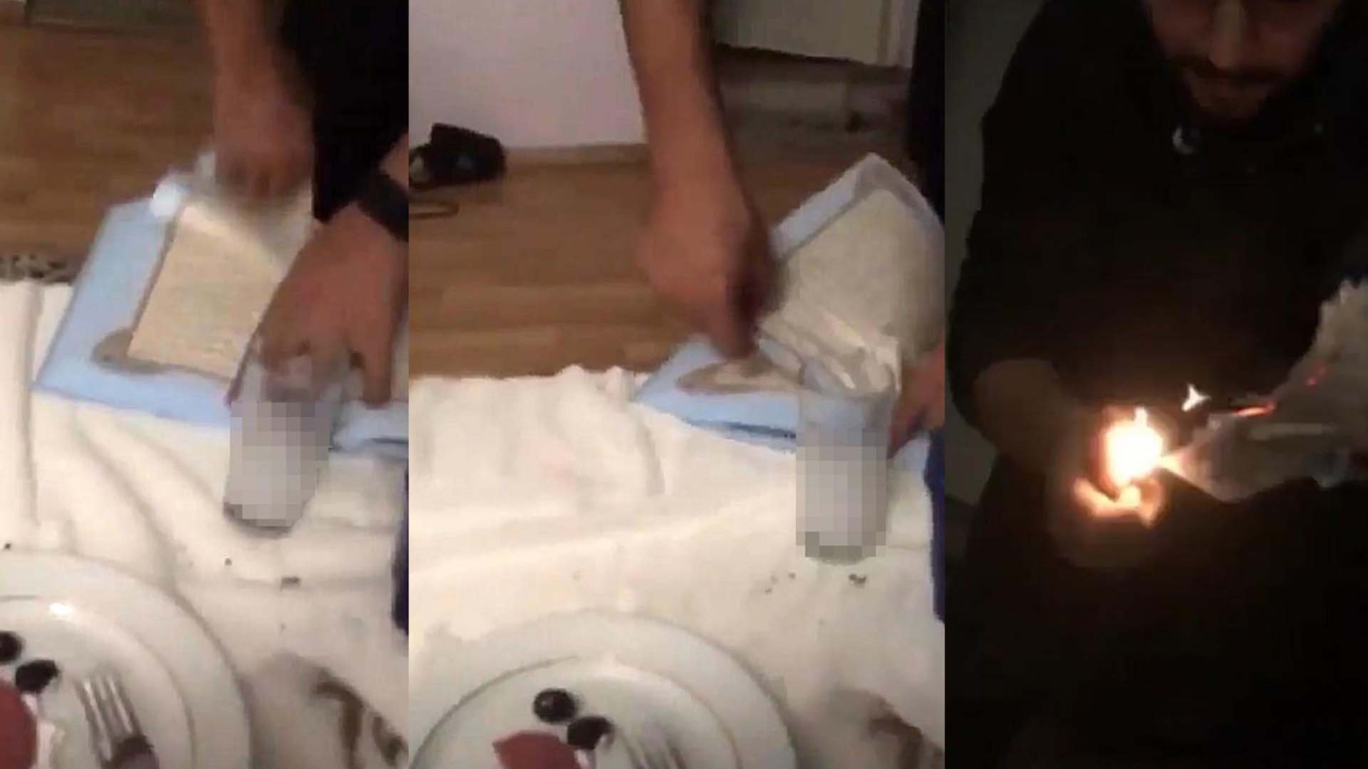  Kur’an-ı Kerim'i yırtıp yakmışlardı! Diyanet İşleri Başkanı Ali Erbaş'tan sert tepki: İki sapkının yaptığı saldırıyı kınıyorum 