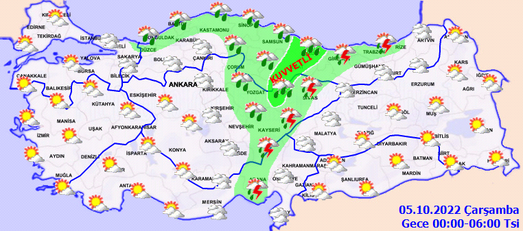 4 Ekim 2022 Salı günü hava durumu nasıl olacak? Kışlıklarınızı çıkartın, hava sıcaklıkları düşüyor! İşte il il hava durumu...