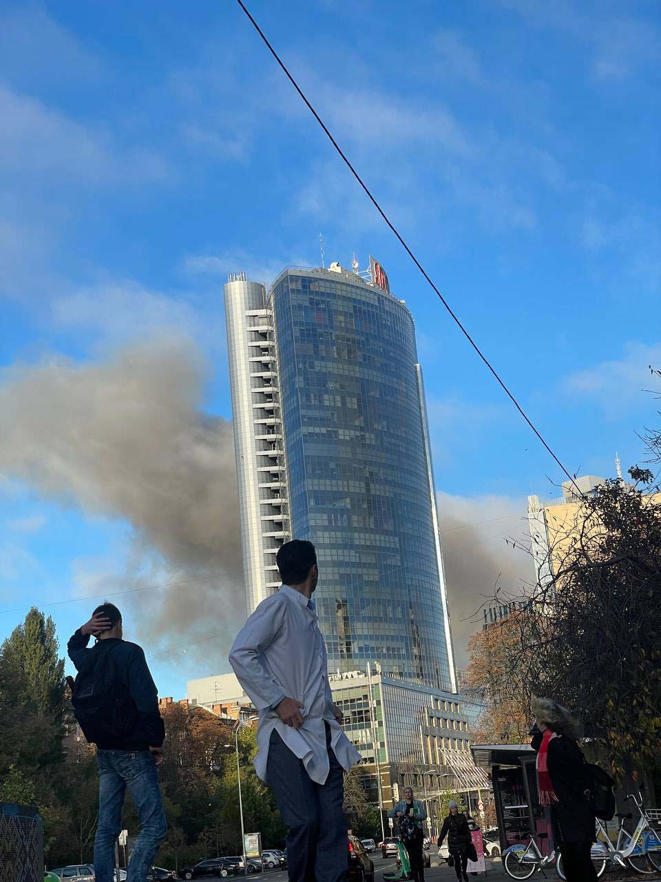 Son dakika | Ukrayna'nın başkenti Kiev'de patlama! Binalardan dumanlar yükseldi